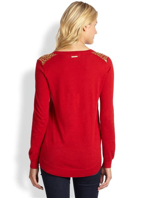 Michael Kors Men's Red Sweaters 